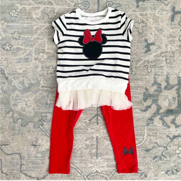 Disney Other - Minnie Mouse Disney legging set